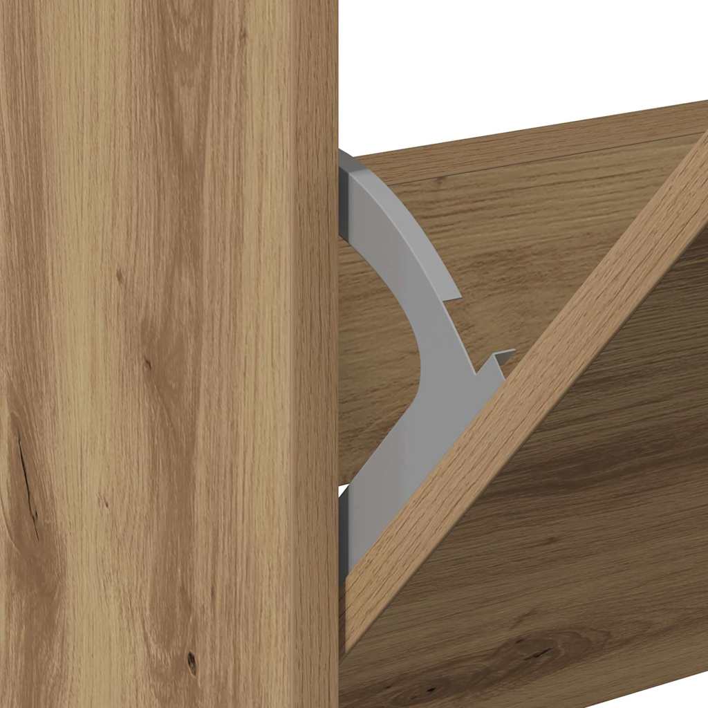 Armário para Sapatos carvalho artisiano 60 x 21 x 57 cm