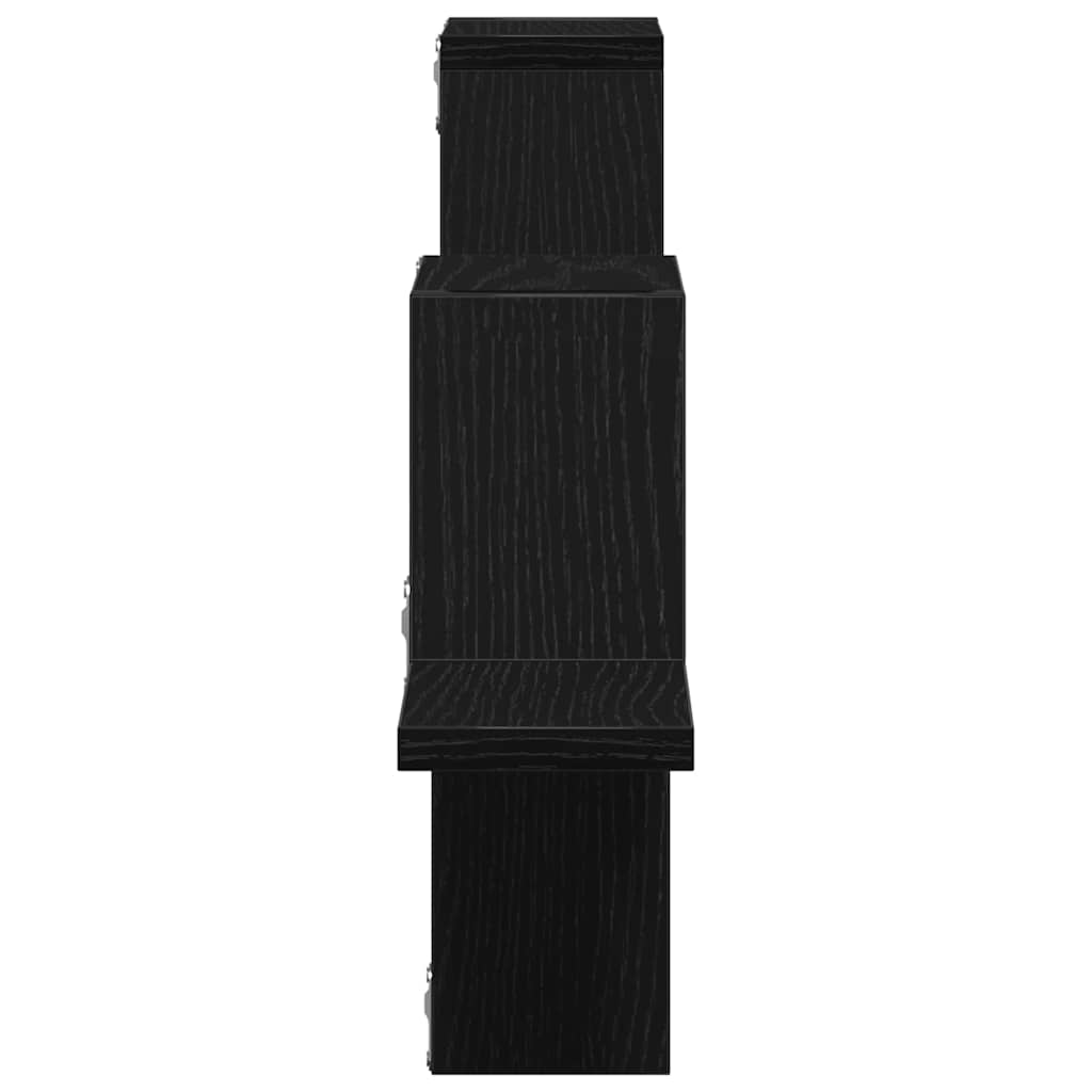 Prateleira de Parede Carvalho preto 104,5 x 10 x 43 cm
