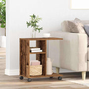 Mesa Lateral Madeira antiga 50 x 30 x 55 cm Madeira processada