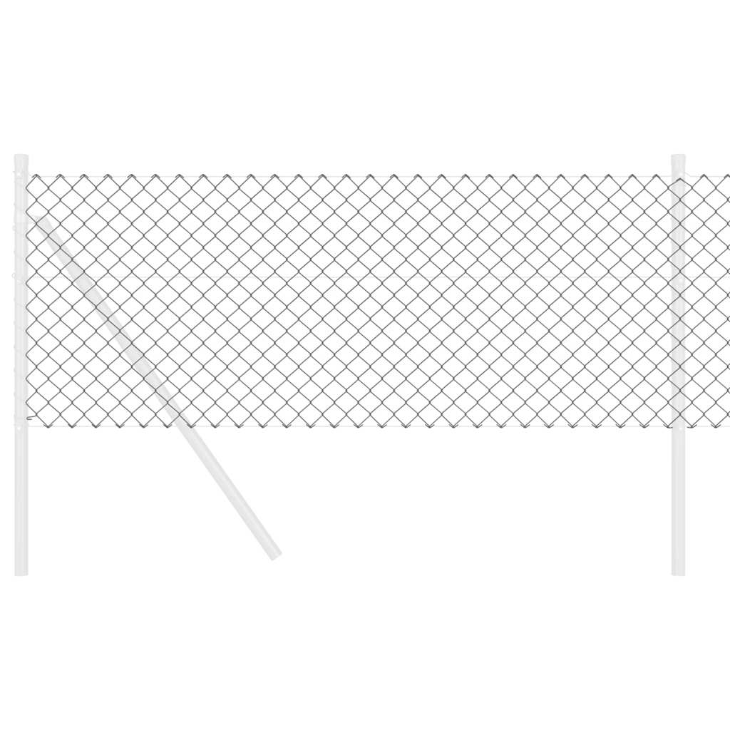 Cerca de Malha Cinzeto 25 x 0.4 m Aço