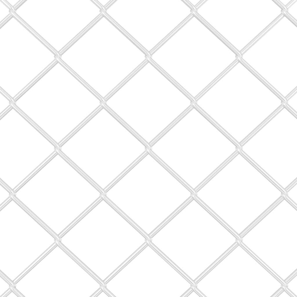 Cerca de Malha Prateado 25 x 0.4 m Aço galvanizado