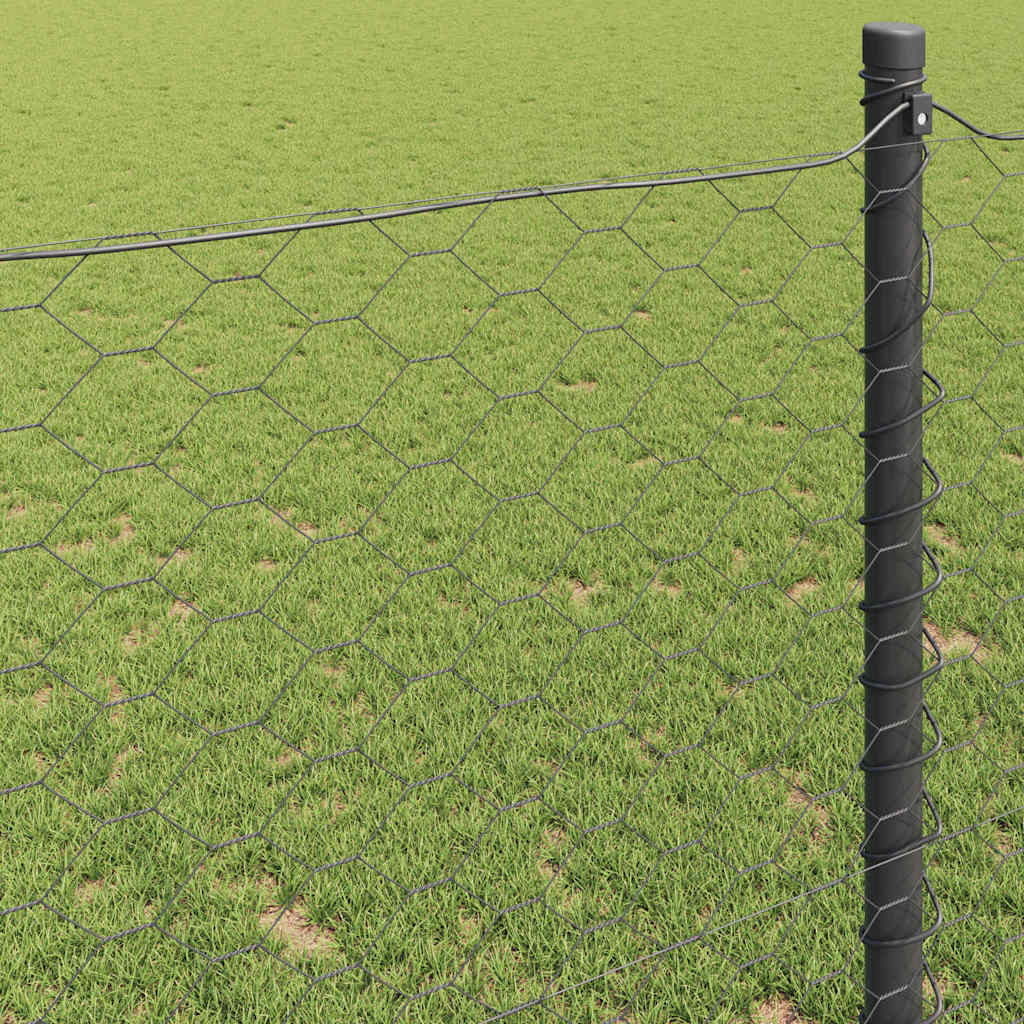 Cerca Hexagonal Cinzeto 1.5 x 10 m Aço