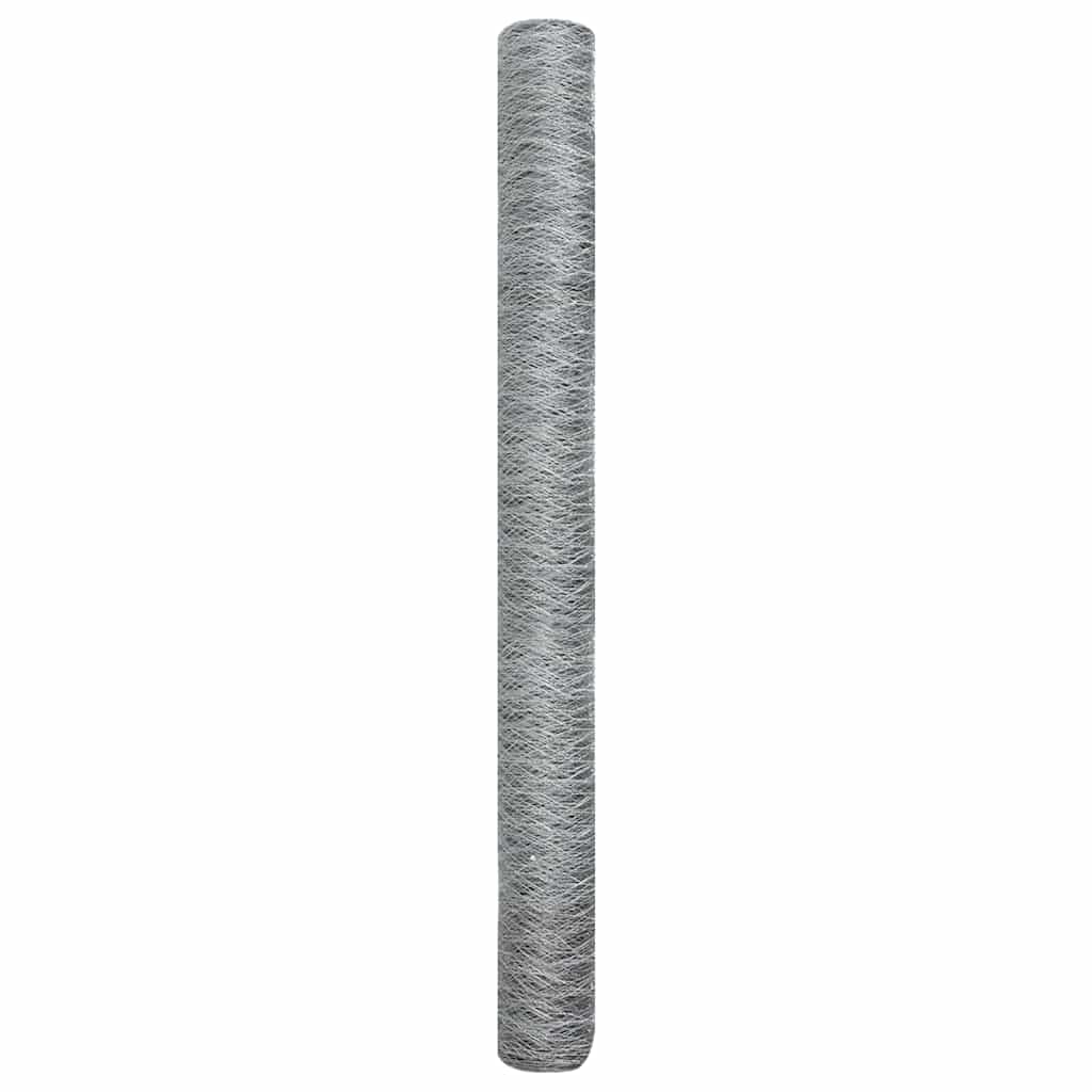 Cerca Hexagonal Prateado 1.5 x 10 m Aço galvanizado