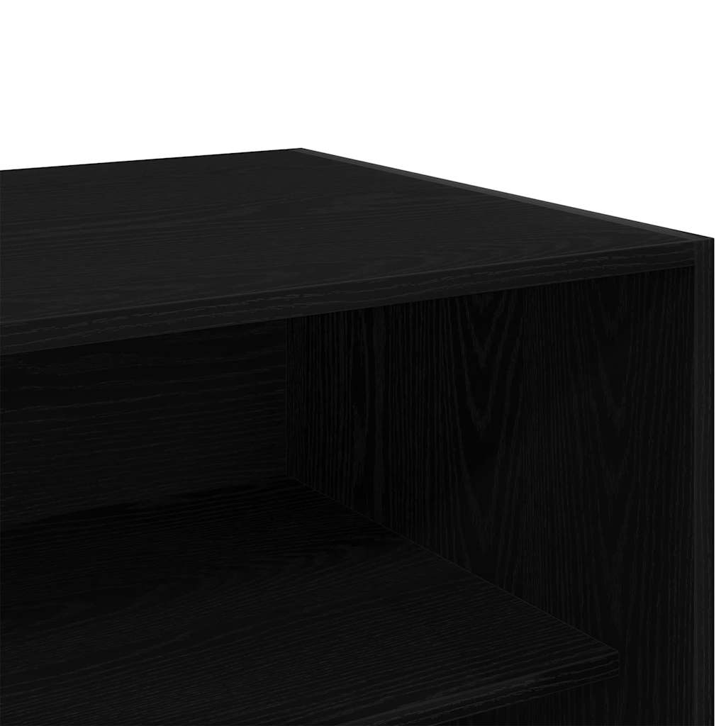 Guarda-roupa com prateleira Carvalho preto 100 x 50 x 200 cm