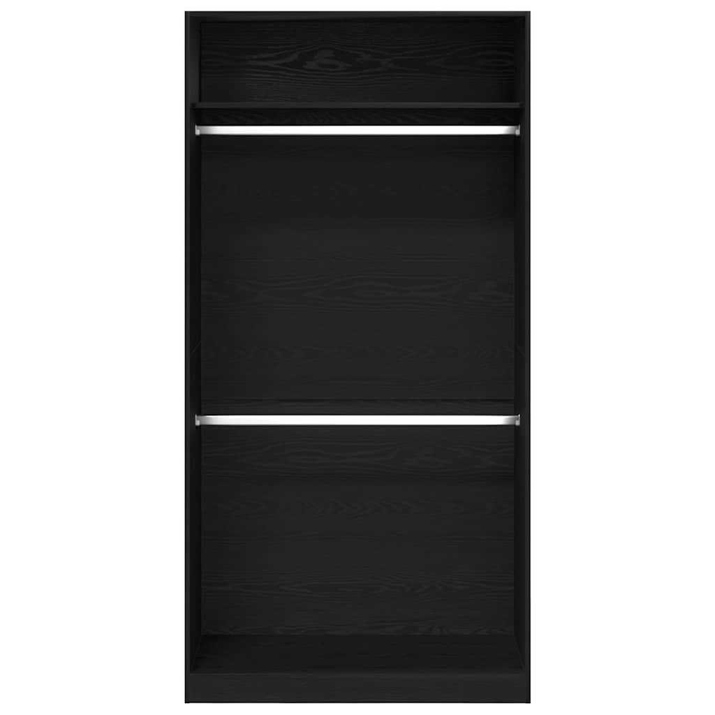 Guarda-roupa com prateleira Carvalho preto 100 x 50 x 200 cm
