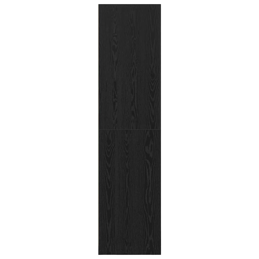 Guarda-roupa com prateleira Carvalho preto 100 x 50 x 200 cm