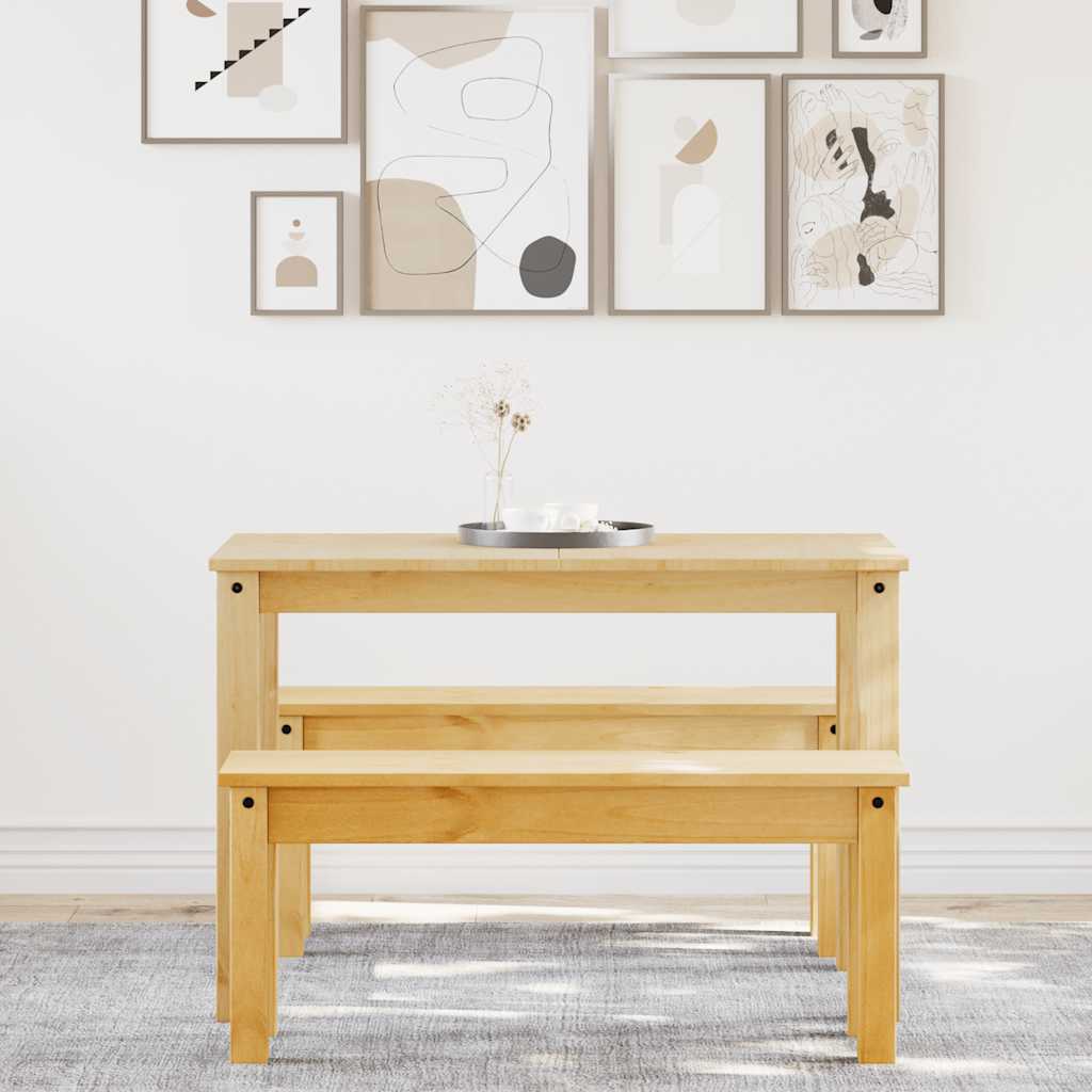 3 pcs conjunto de jantar Panama madeira pinho maciça