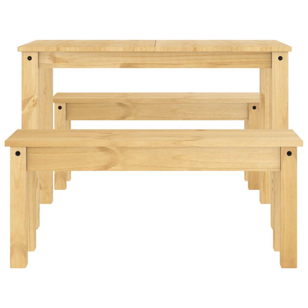 3 pcs conjunto de jantar Panama madeira pinho maciça