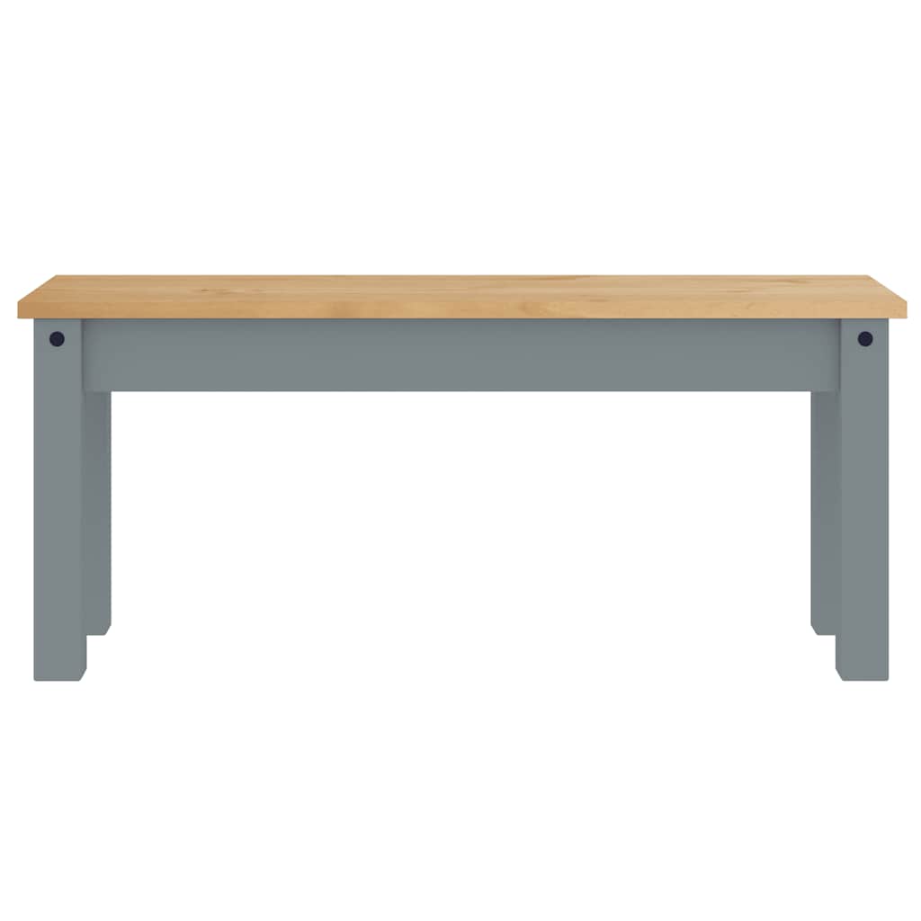 3 pcs conjunto de jantar Panama madeira pinho maciça cinzento