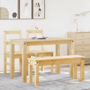 4 pcs conjunto de jantar Panama madeira pinho maciça