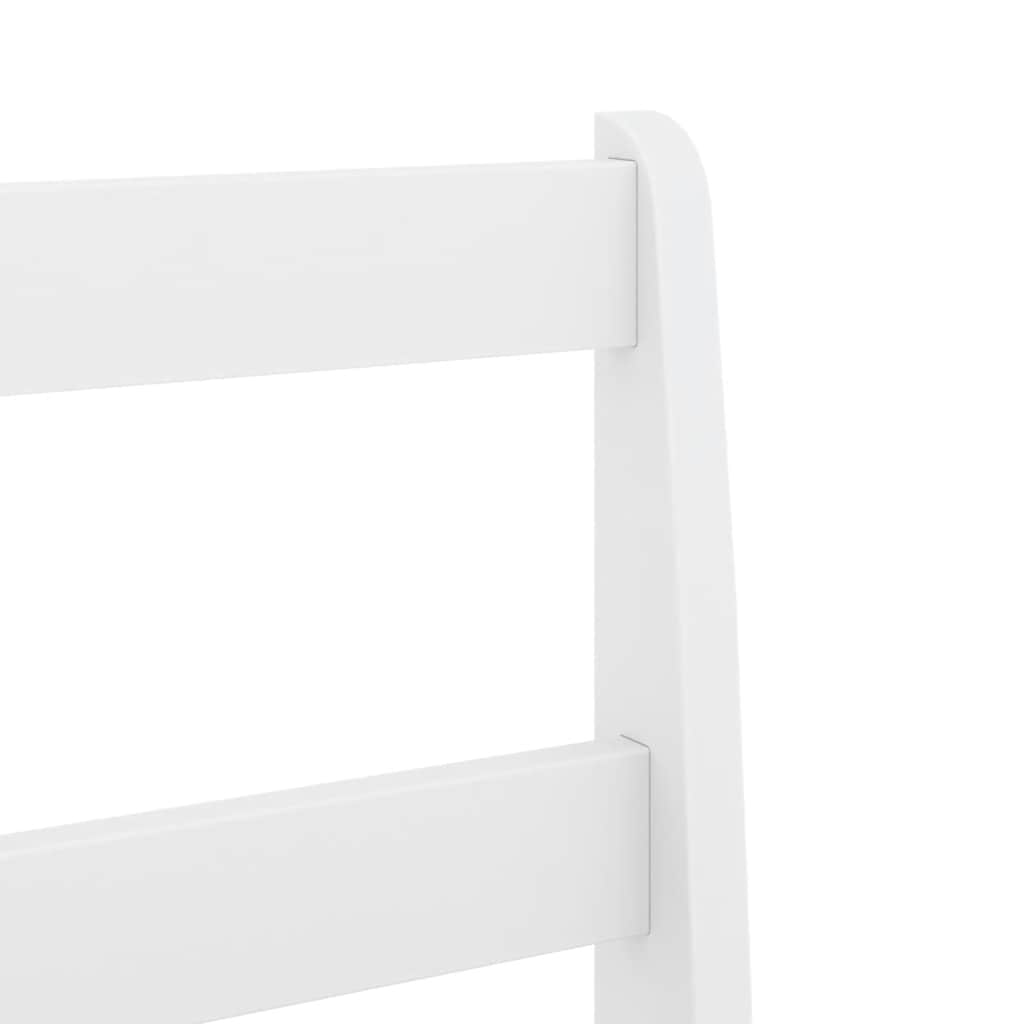 5 pcs conjunto de jantar Panama madeira pinho maciça branco