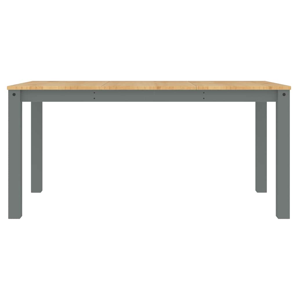 4 pcs conjunto de jantar Panama madeira pinho maciça cinzento