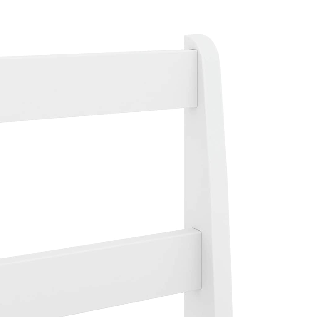 5 pcs conjunto de jantar Panama madeira pinho maciça branco