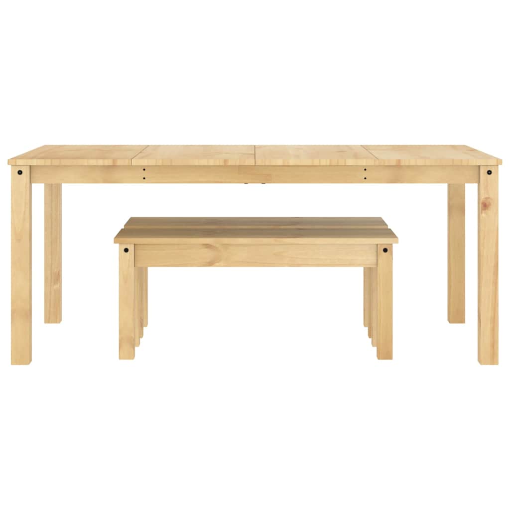 3 pcs conjunto de jantar Panama madeira pinho maciça