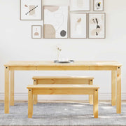 3 pcs conjunto de jantar Panama madeira pinho maciça