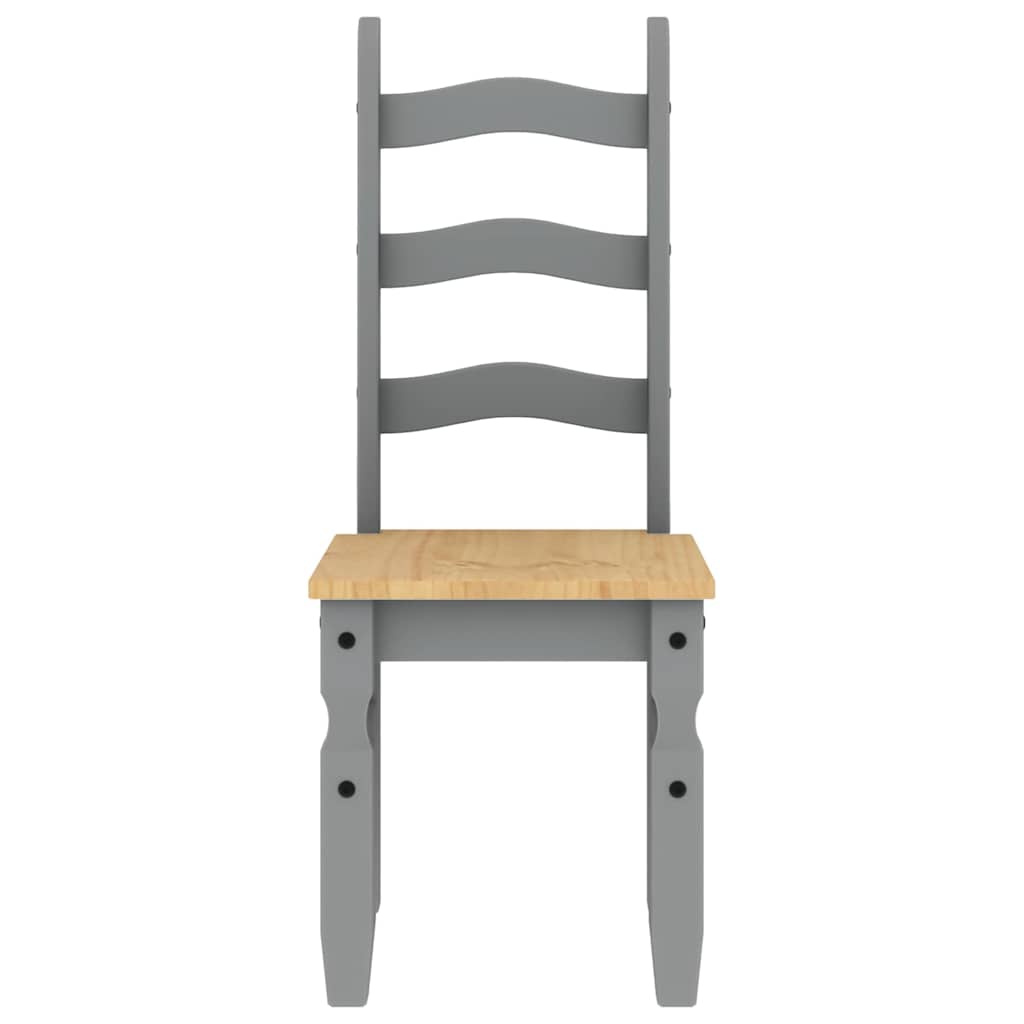 3 pcs conjunto de jantar Panama madeira pinho maciça cinzento