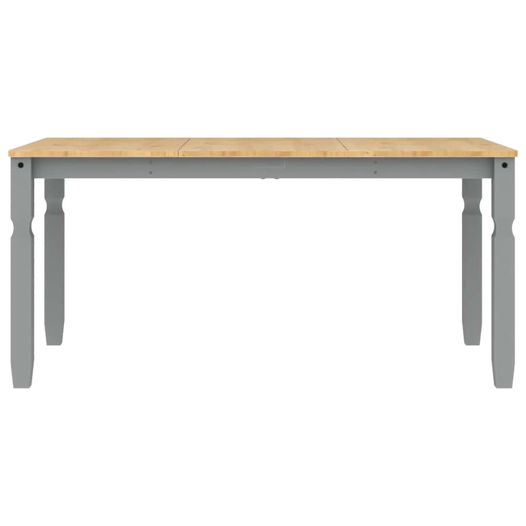 3 pcs conjunto de jantar Panama madeira pinho maciça cinzento