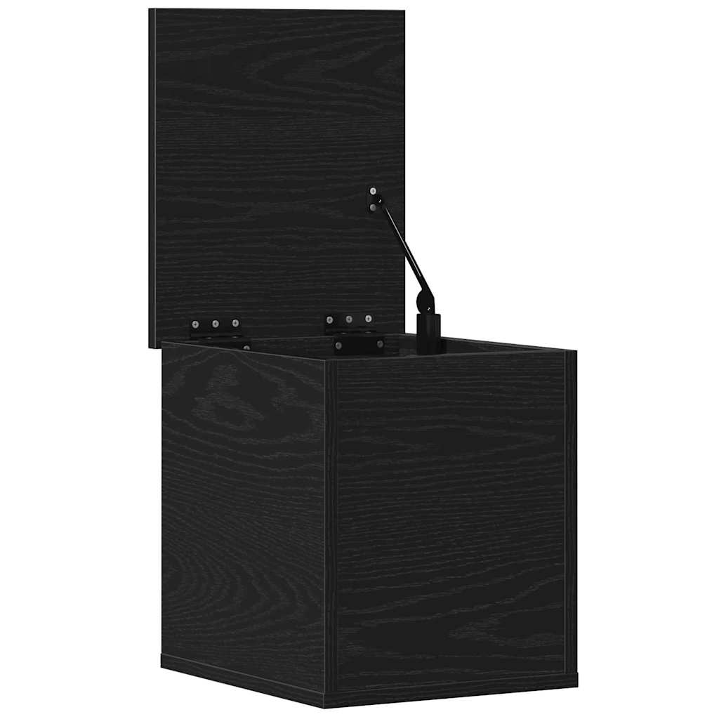 Caixa de Armazenamento Carvalho Preto 30 x 35 x 35 cm