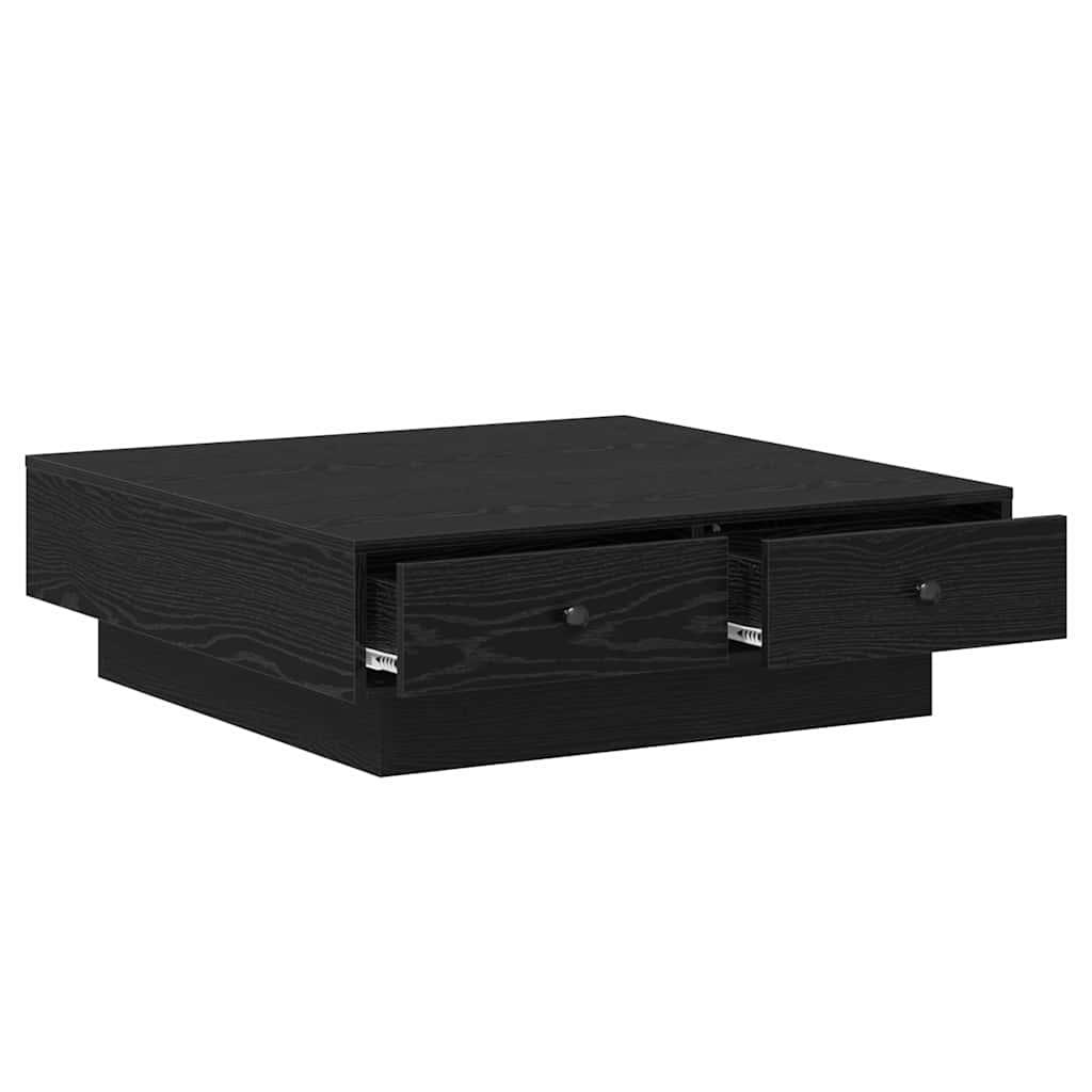 Mesa de centro Carvalho preto 90 x 90 x 28 cm