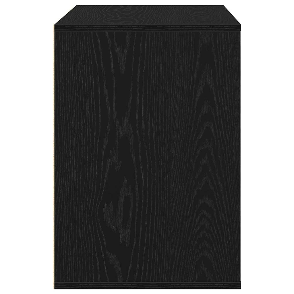 Baú de Gavetas com gaveta Carvalho preto 80 x 41 x 58 cm