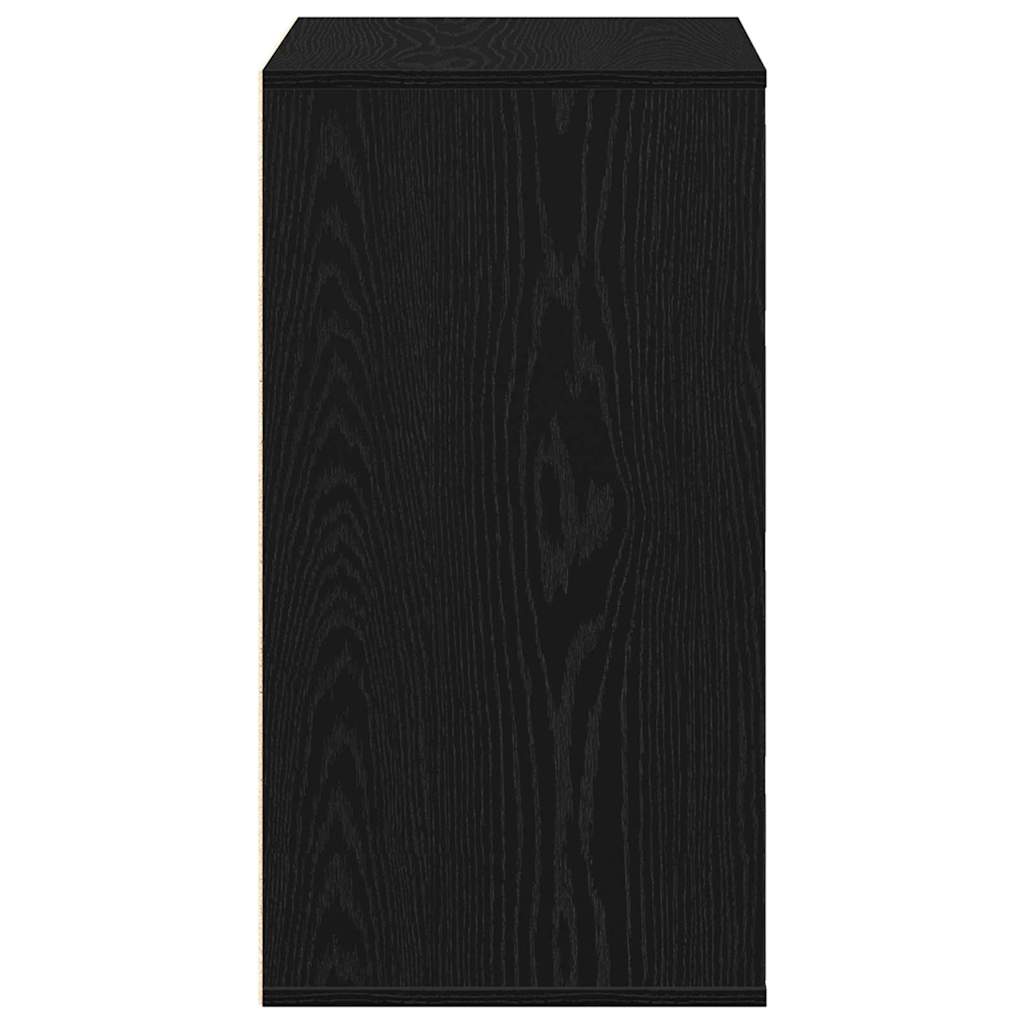 Baú de Gavetas com gaveta Carvalho preto 60 x 41 x 76 cm