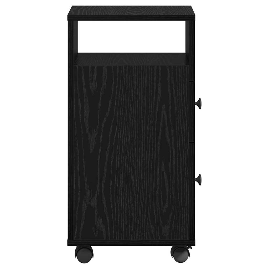 Conjunto de Móveis para Banheiro Carvalho Preto 33 x 23 x 65 cm