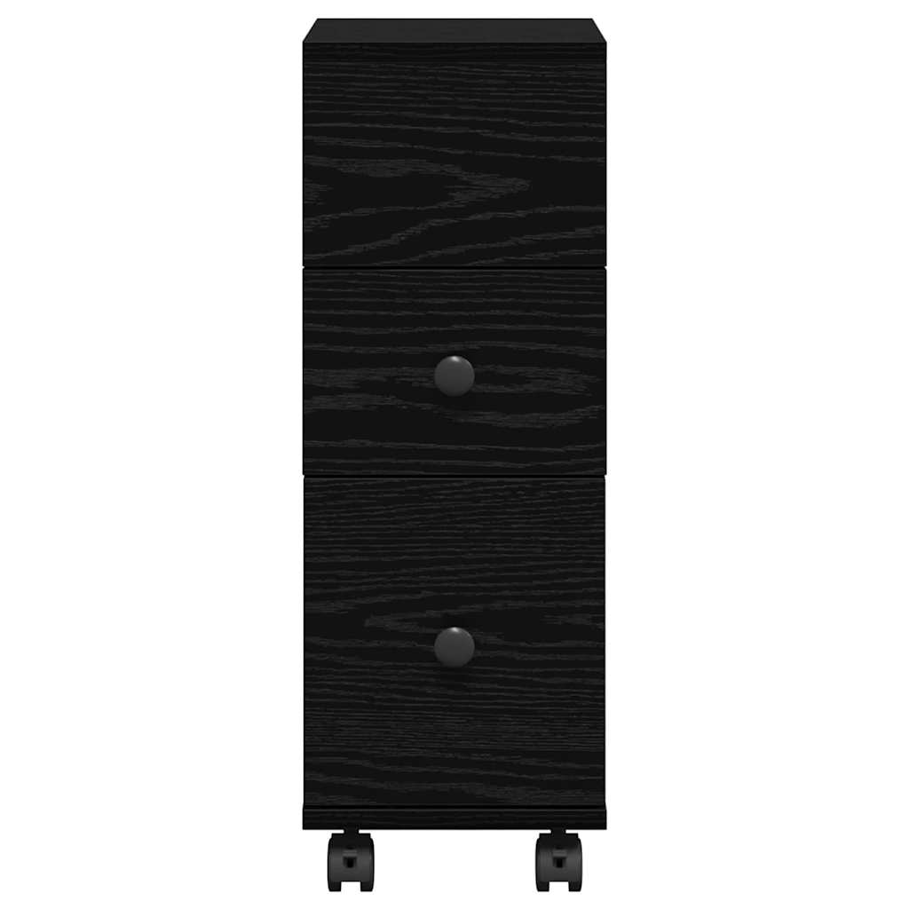 Conjunto de Móveis para Banheiro Carvalho Preto 33 x 23 x 65 cm