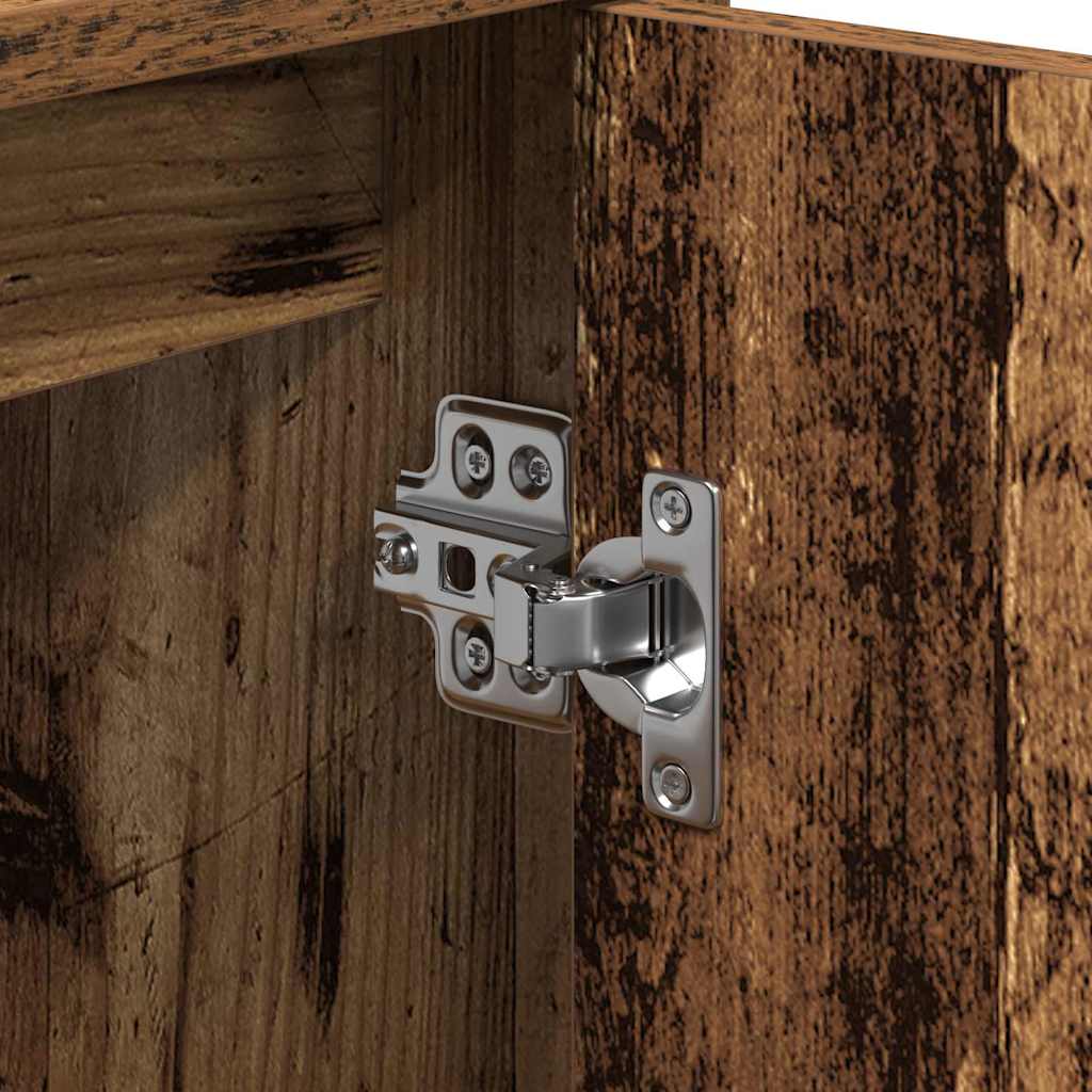 Armário de Banheiro com porta Madeira Antiga 63 x 29 x 55 cm