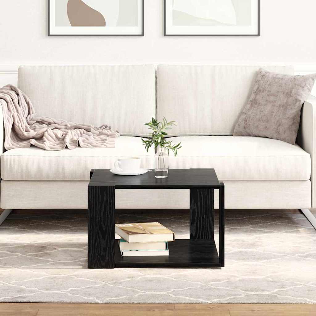 Mesa de centro Carvalho preto 51.5 x 51.5 x 30 cm