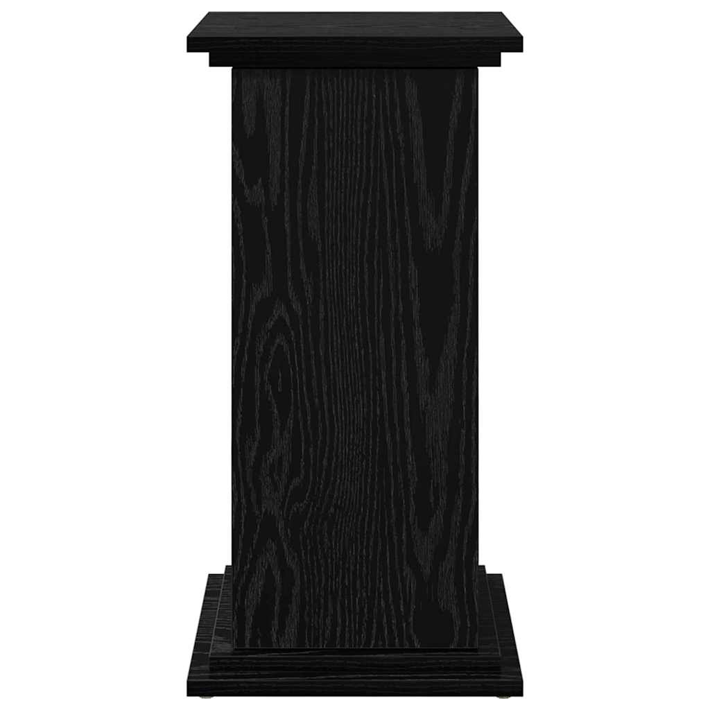 Suporte de Exibição com porta Carvalho Preto 31 x 30 x 60 cm