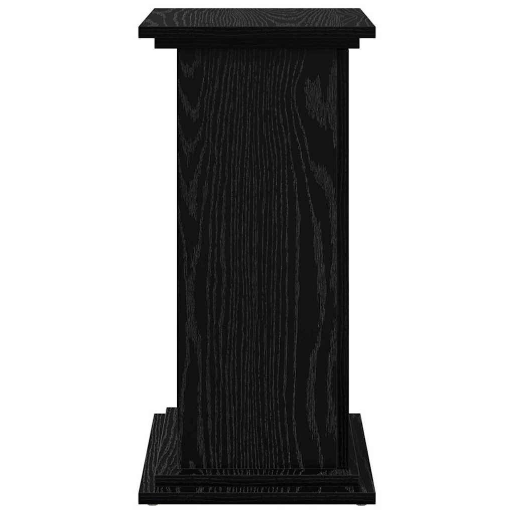 Suporte de Exibição com porta Carvalho Preto 31 x 30 x 60 cm