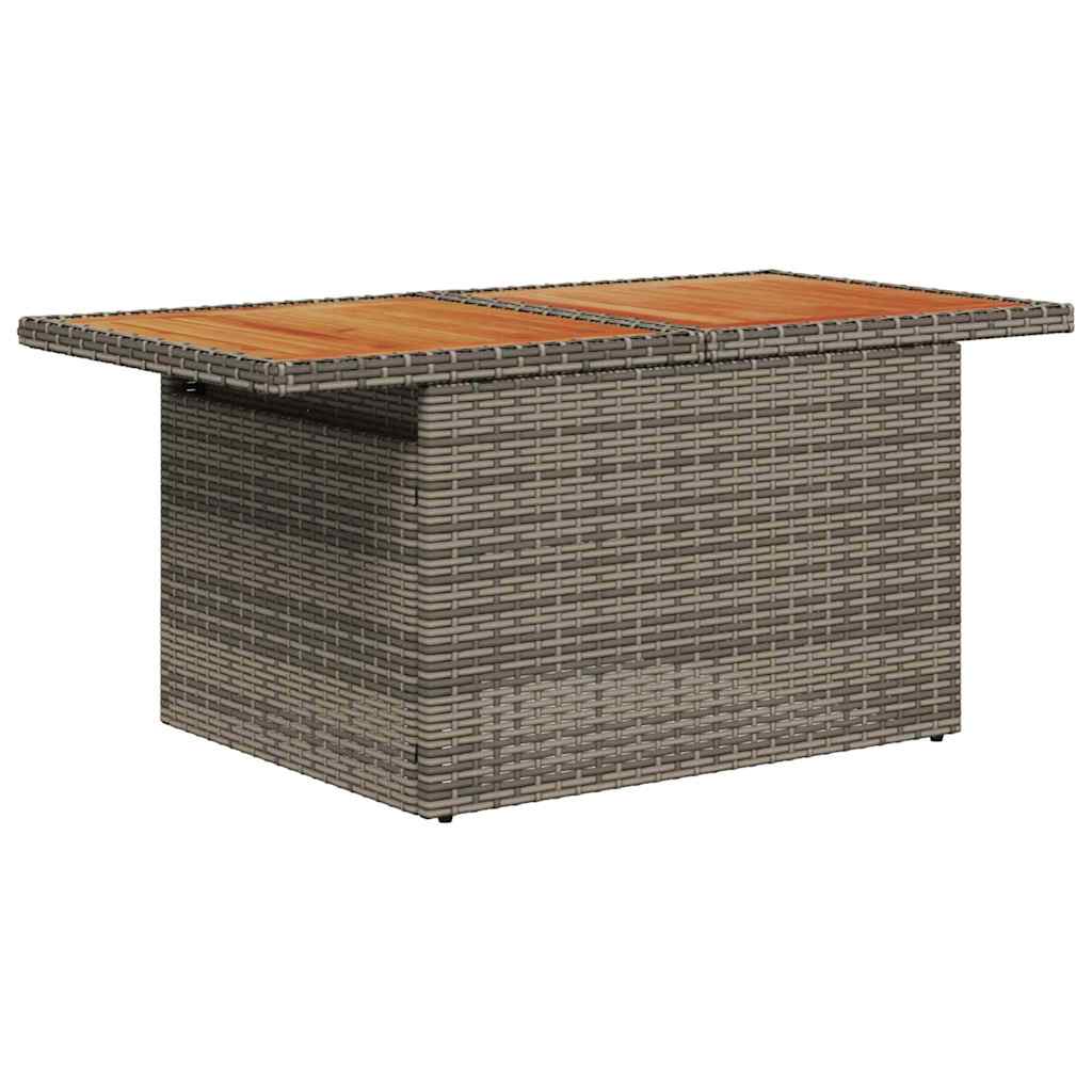 Conjunto de Sofá de Jardim com almofada 7 pcs Cinzeto