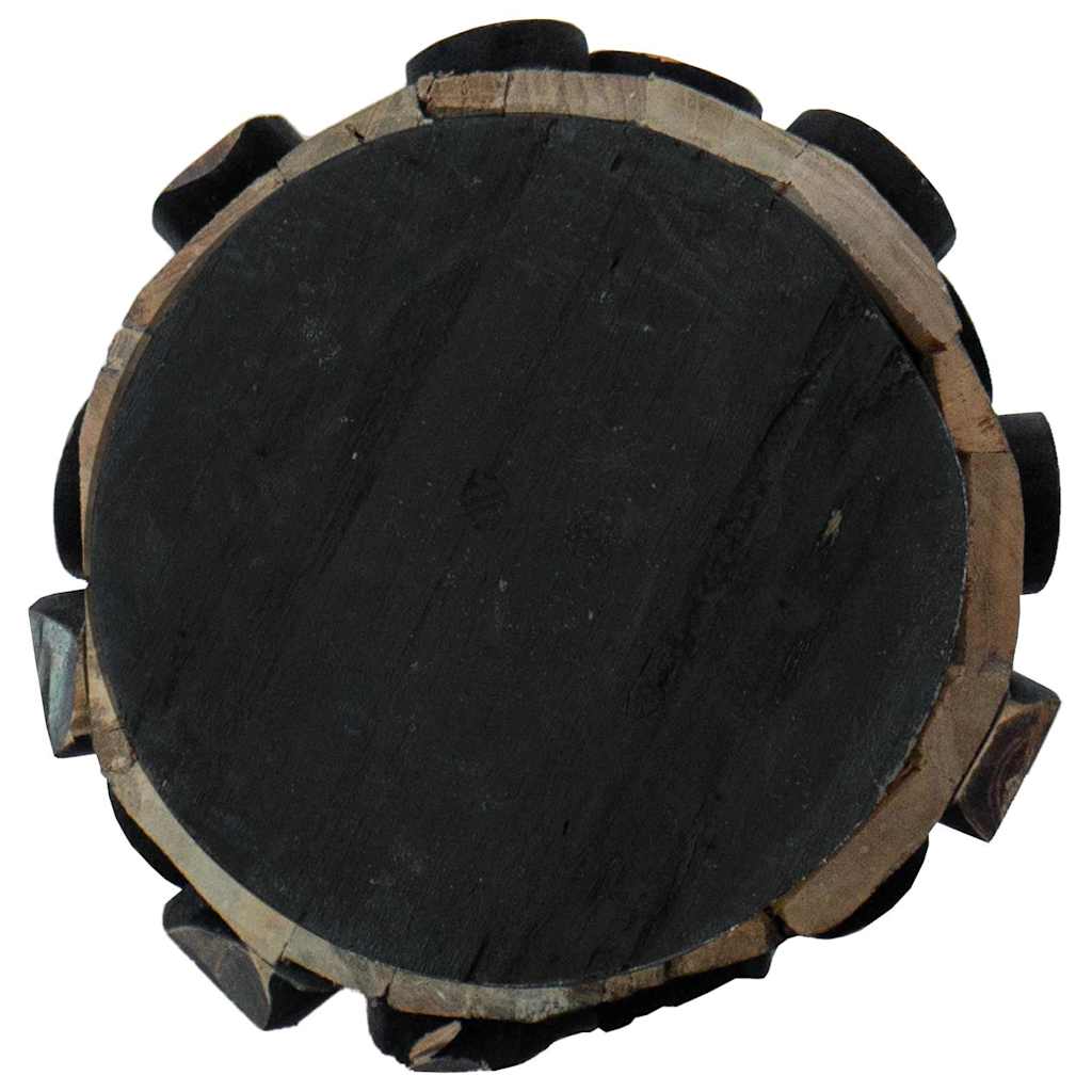 Árvore de Natal Castanho 60 cm Madeira de teca maciça