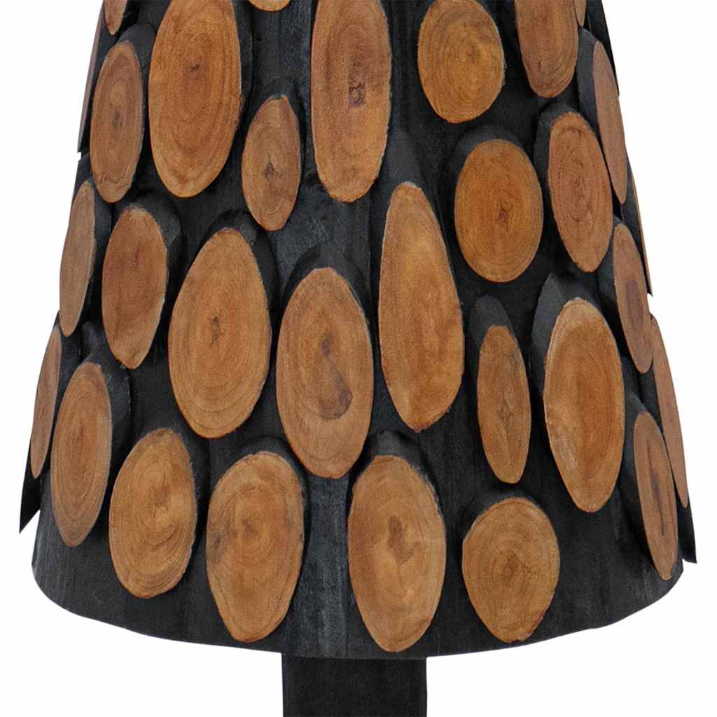 Árvore de Natal Castanho 60 cm Madeira de teca maciça