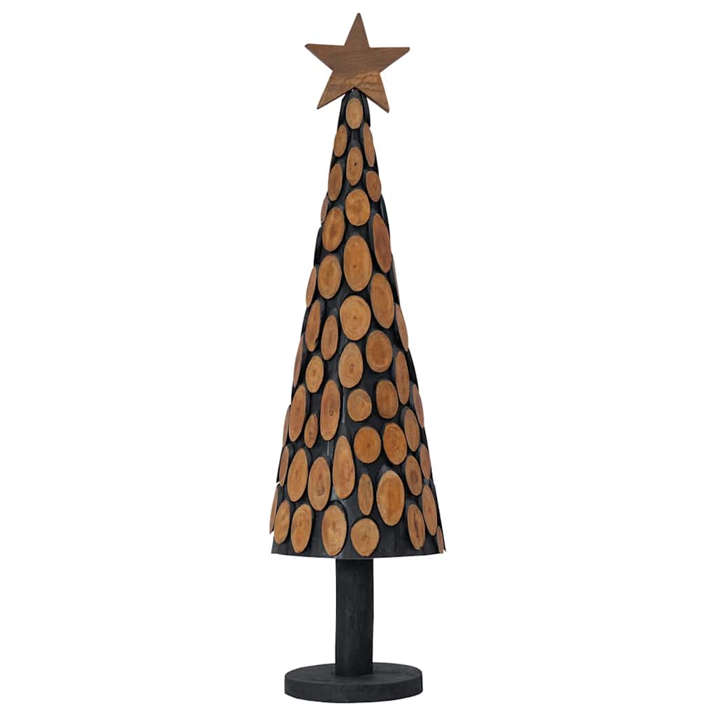 Árvore de Natal Castanho 60 cm Madeira de teca maciça