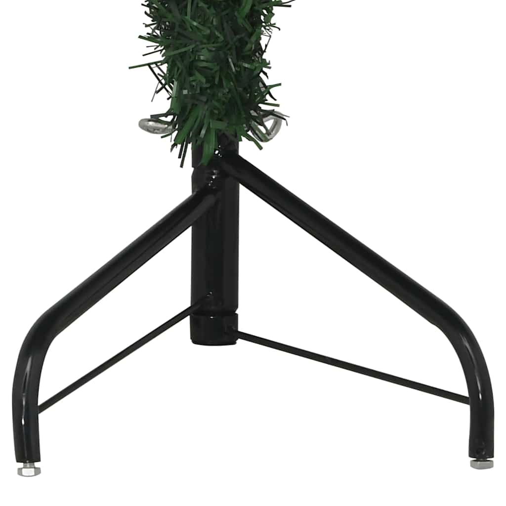 Árvore de Natal artificial de canto Verde 120 cm PVC e Metal