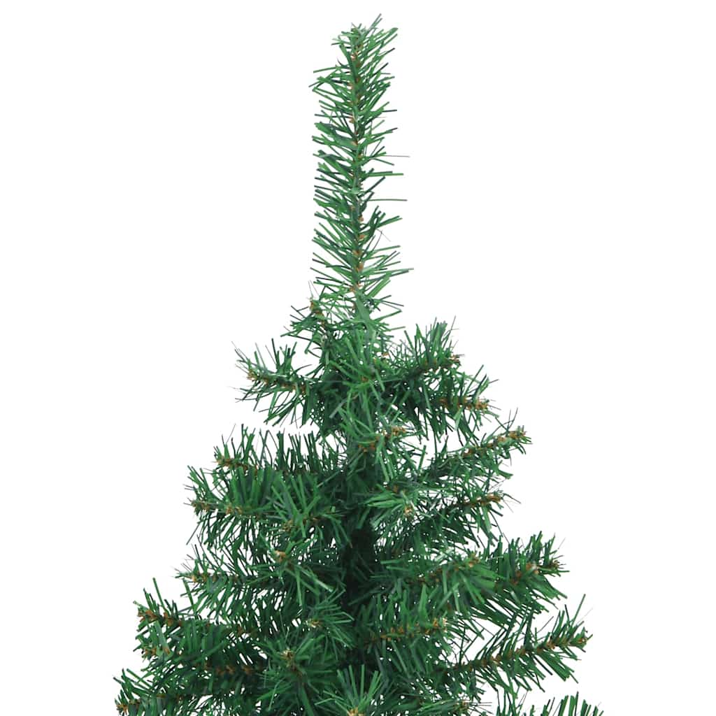 Árvore de Natal artificial de canto Verde 120 cm PVC e Metal