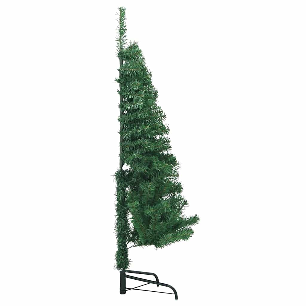 Árvore de Natal artificial de canto Verde 120 cm PVC e Metal