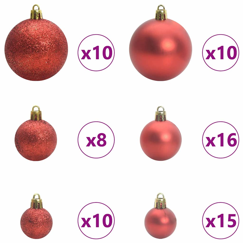 Árvore de Natal artificial de canto Verde 120 cm PVC e Metal