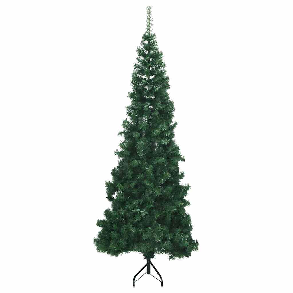 Árvore de Natal artificial de canto Verde 120 cm PVC e Metal
