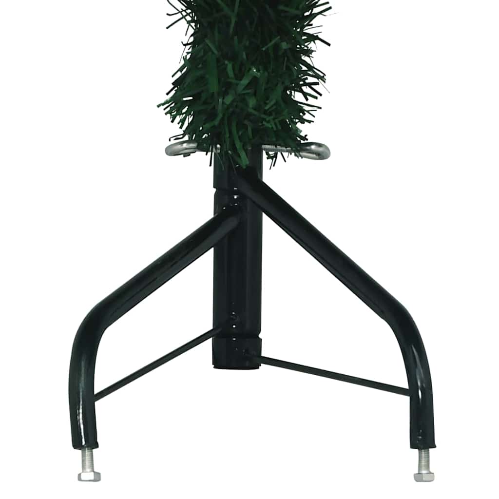 Árvore de Natal artificial de canto Verde 120 cm PVC e Metal