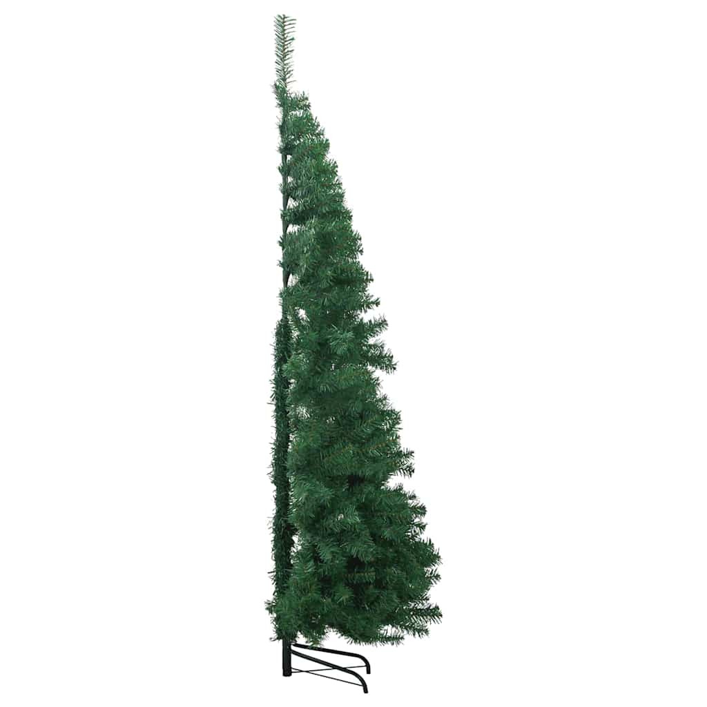 Árvore de Natal artificial de canto Verde 120 cm PVC e Metal