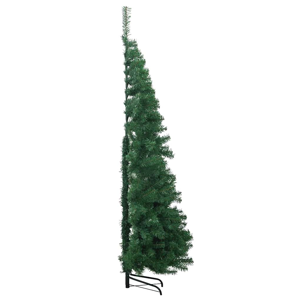 Árvore de Natal artificial de canto Verde 120 cm PVC e Metal
