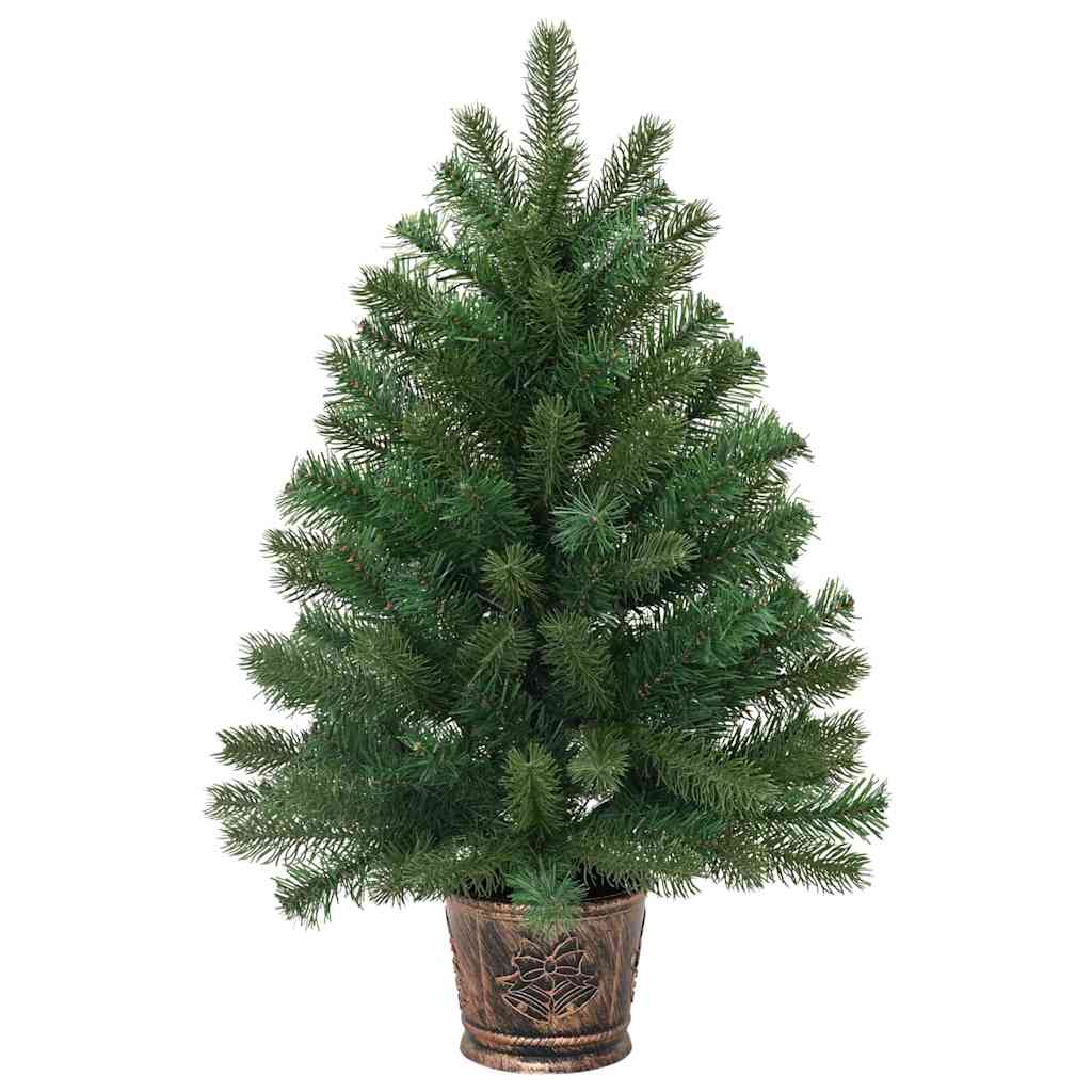 Árvore de Natal Artificial Verde 75 cm PVC, PE e aço