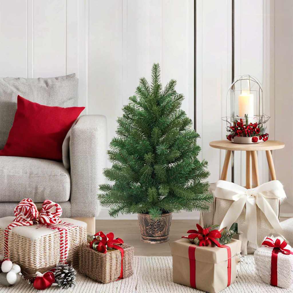 Árvore de Natal Artificial Verde 95 cm PVC, PE e aço