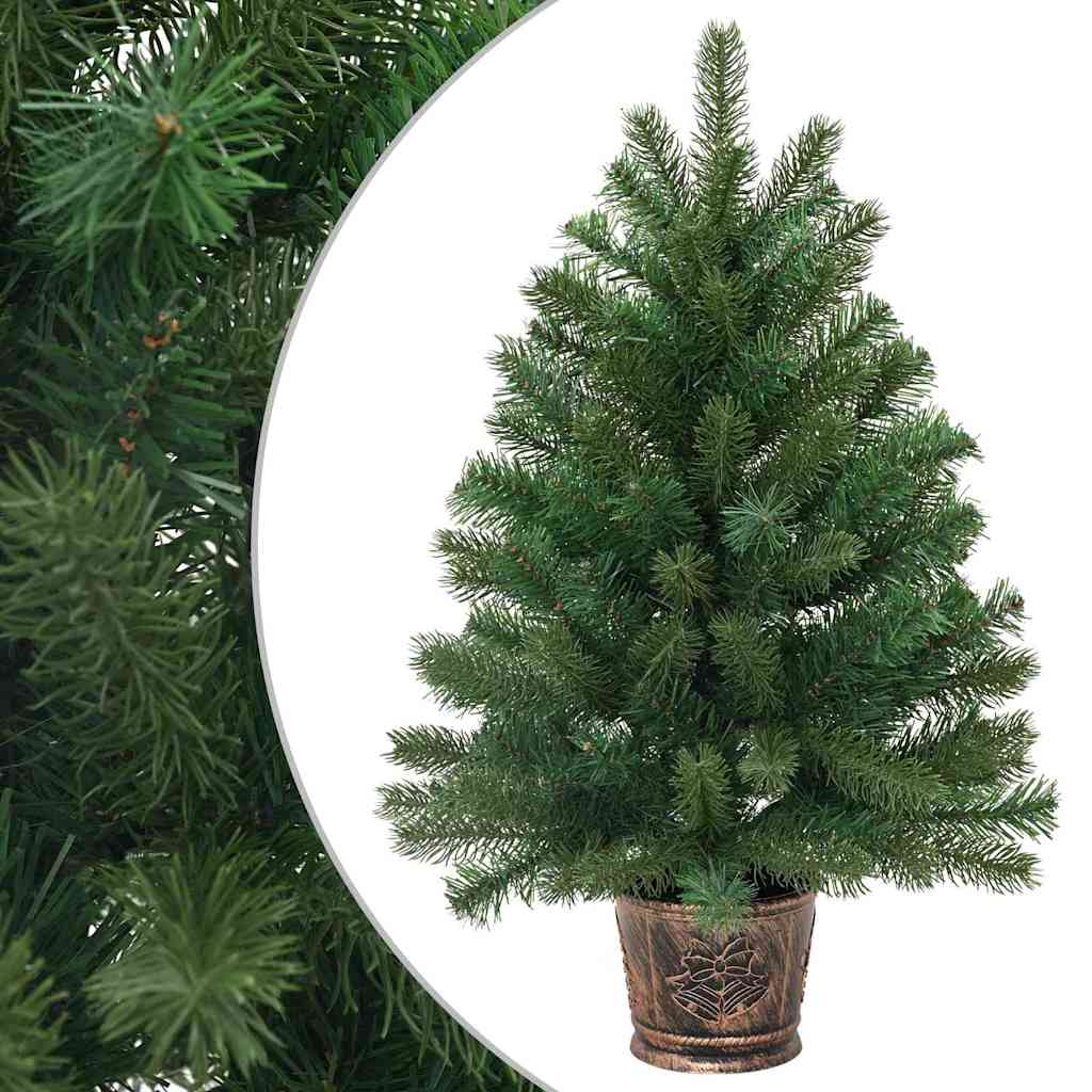 Árvore de Natal Artificial Verde 95 cm PVC, PE e aço