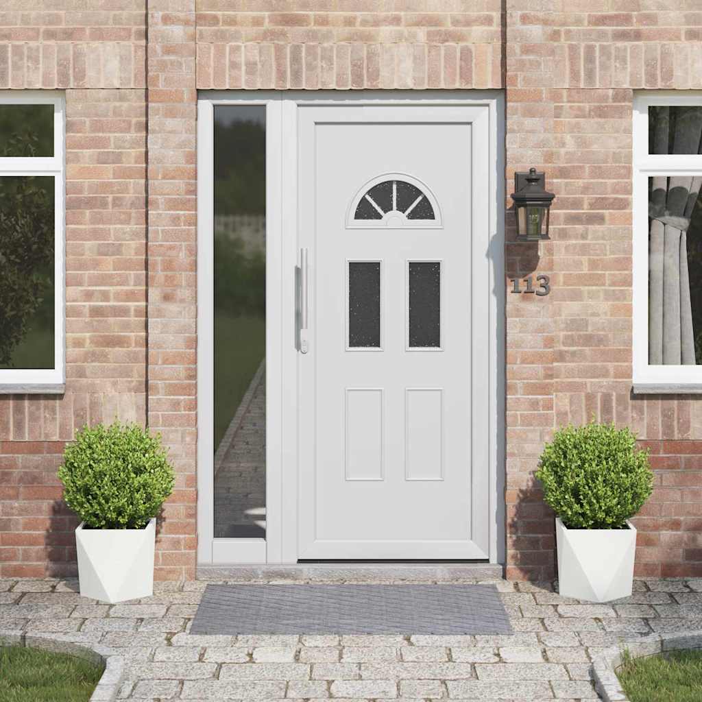 Floreira 2 pcs Antracite 50 x 50 x 75 cm Aço