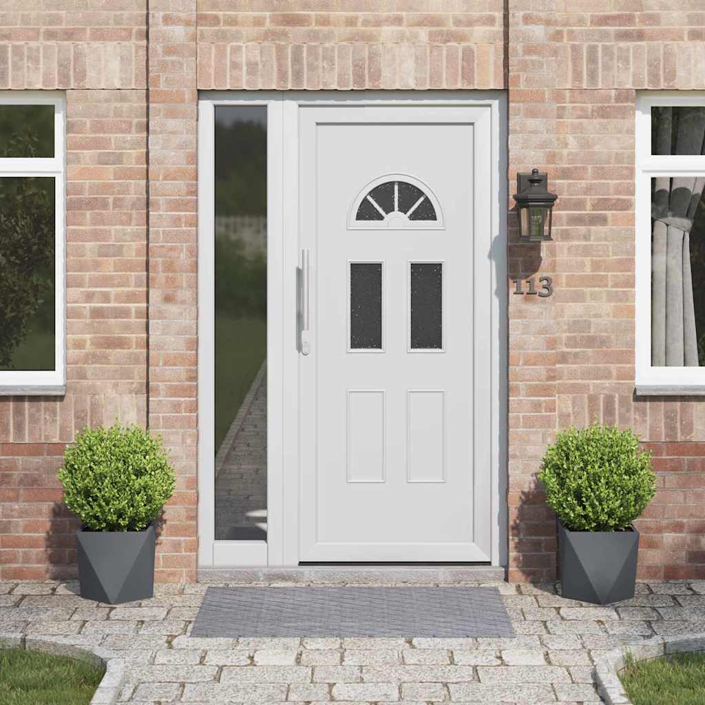 Floreira 2 pcs Antracite 50 x 50 x 75 cm Aço