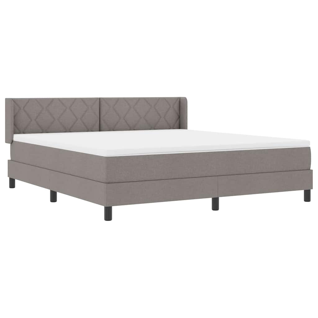 Cama box spring com colchão Cinzento-acastanhado 180 x 200 cm