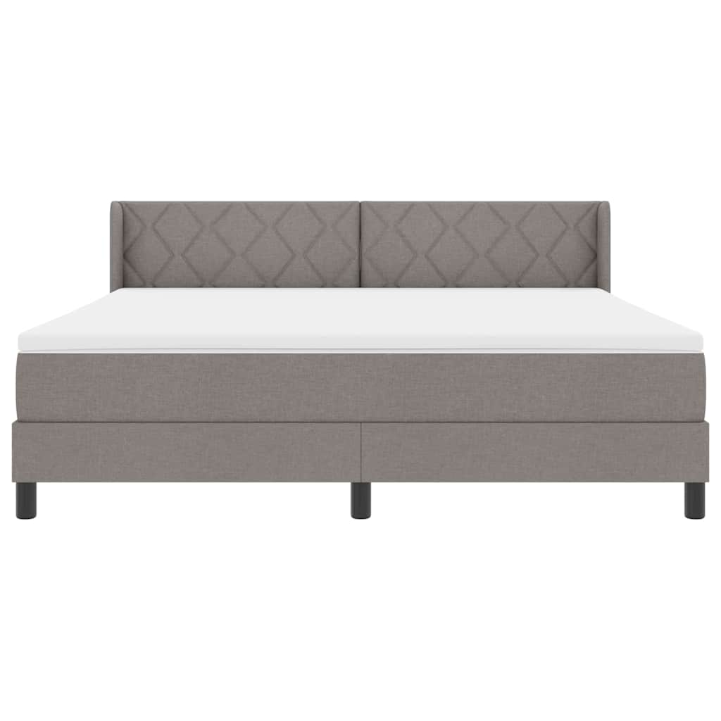 Cama box spring com colchão Cinzento-acastanhado 180 x 200 cm